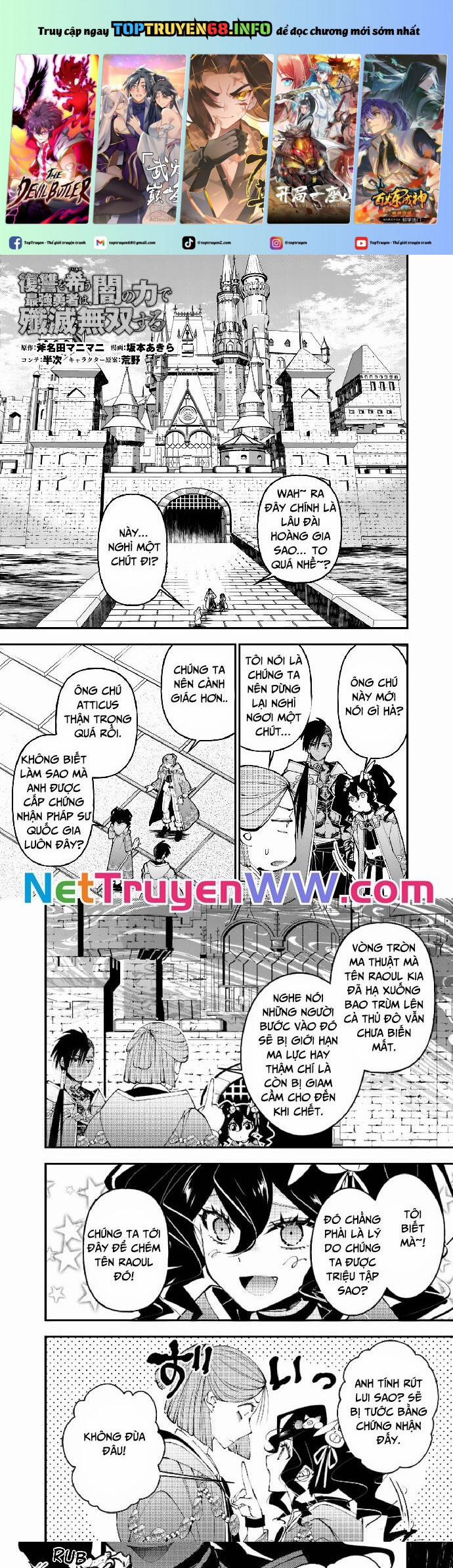 manhwax10.com - Truyện Manhwa Fukushuu Wo Koinegau Saikyou Yuusha Wa, Yami No Chikara De Senmetsu Musou Suru Chương 88 Trang 1