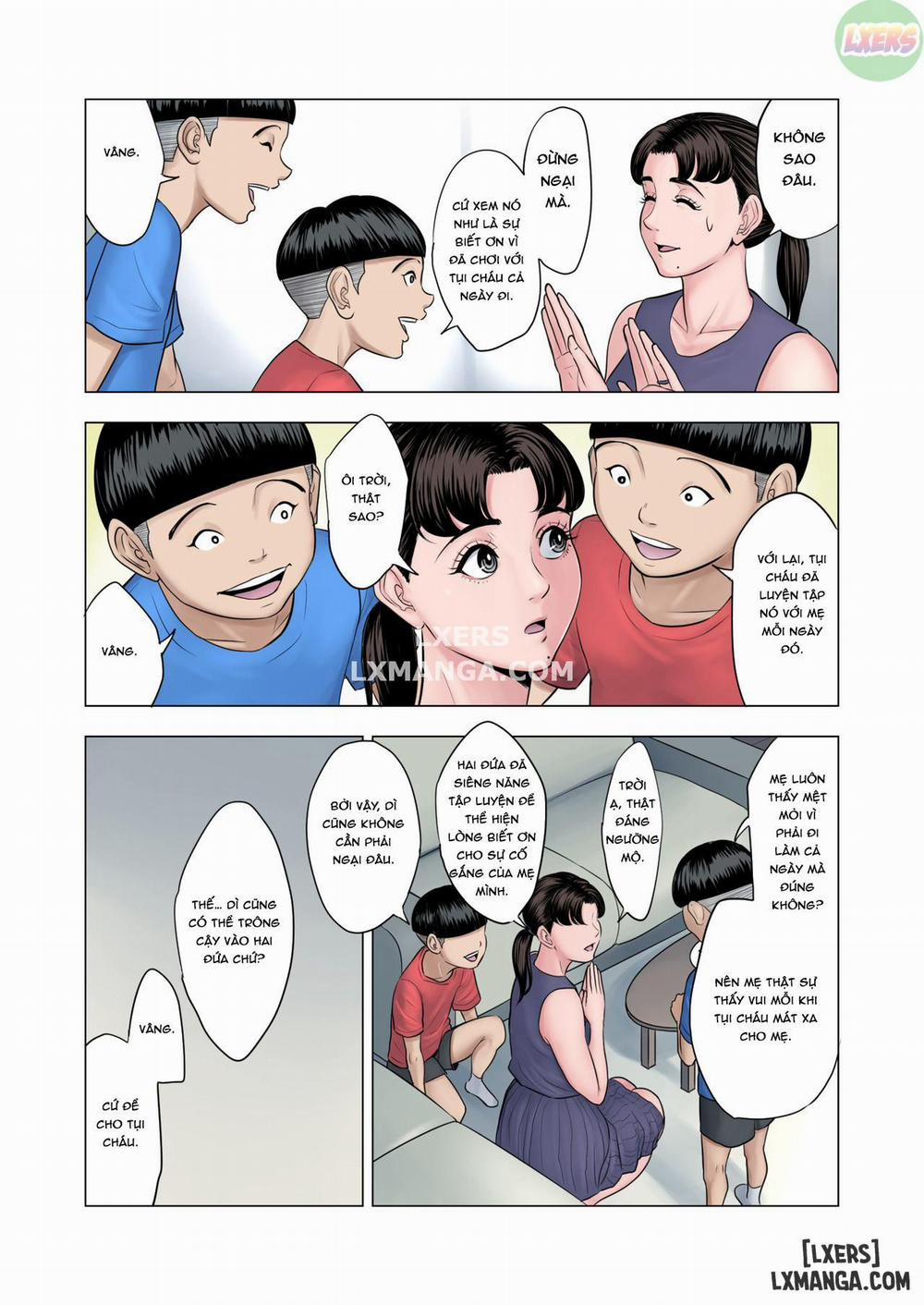 manhwax10.com - Truyện Manhwa Futago no Oi no Oba Koukou Chương Oneshot Trang 6