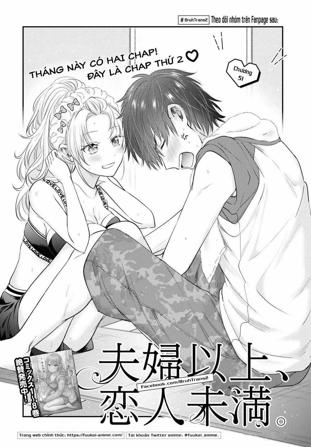 manhwax10.com - Truyện Manhwa Fuufu Ijou, Koibito Miman Chương 51 Trang 2