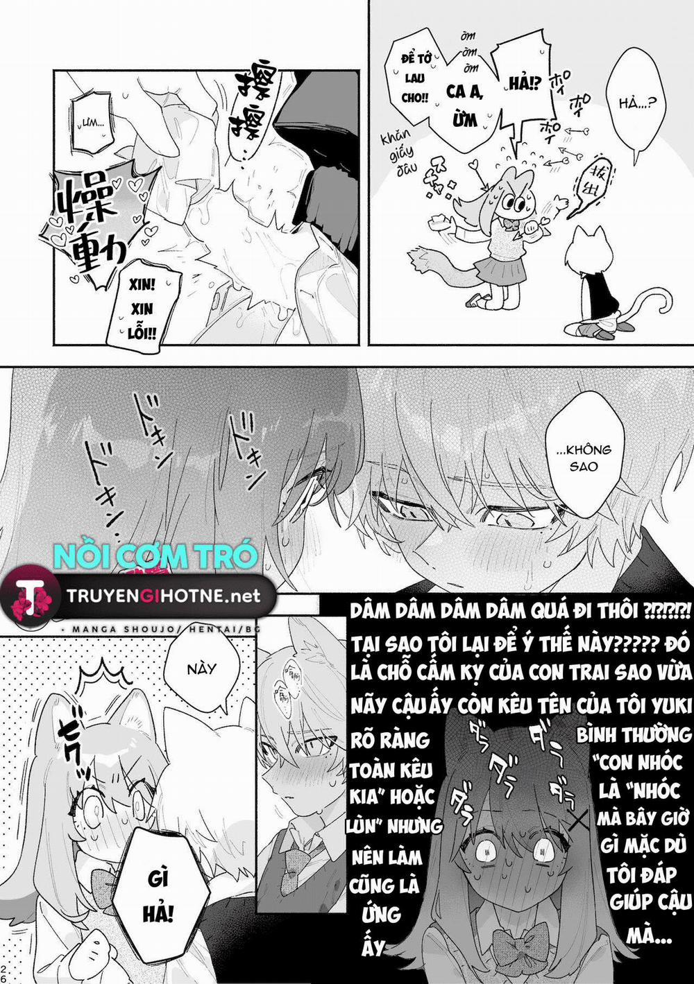 manhwax10.com - Truyện Manhwa ♂ Ga Uke. Neko-Chan X Neko-Kun Chương 1 2 Trang 12