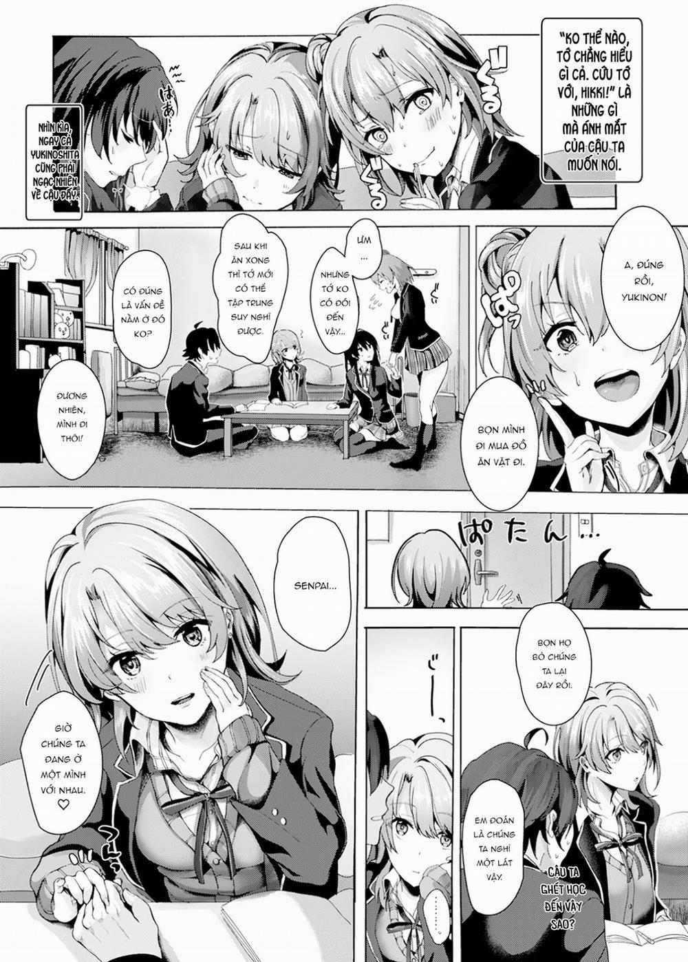 manhwax10.com - Truyện Manhwa Gaman shite, Hoshigatte. (Yahari Ore No Seishun Love Come Wa Machigatteiru) Chương Oneshot Trang 5