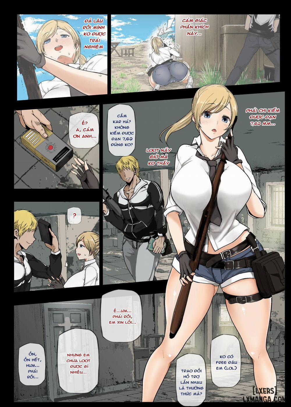 manhwax10.com - Truyện Manhwa Geneki Joshidaisei to, Iyarashii Donkatsu Chương Oneshot Trang 8