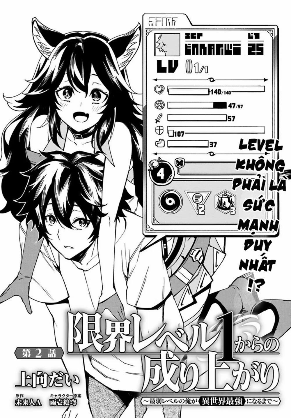 manhwax10.com - Truyện Manhwa Genkai Level 1 Kara No Nariagari: Saijaku Level No Ore Ga Isekai Saikyou Ni Naru Made Chương 2 Trang 3