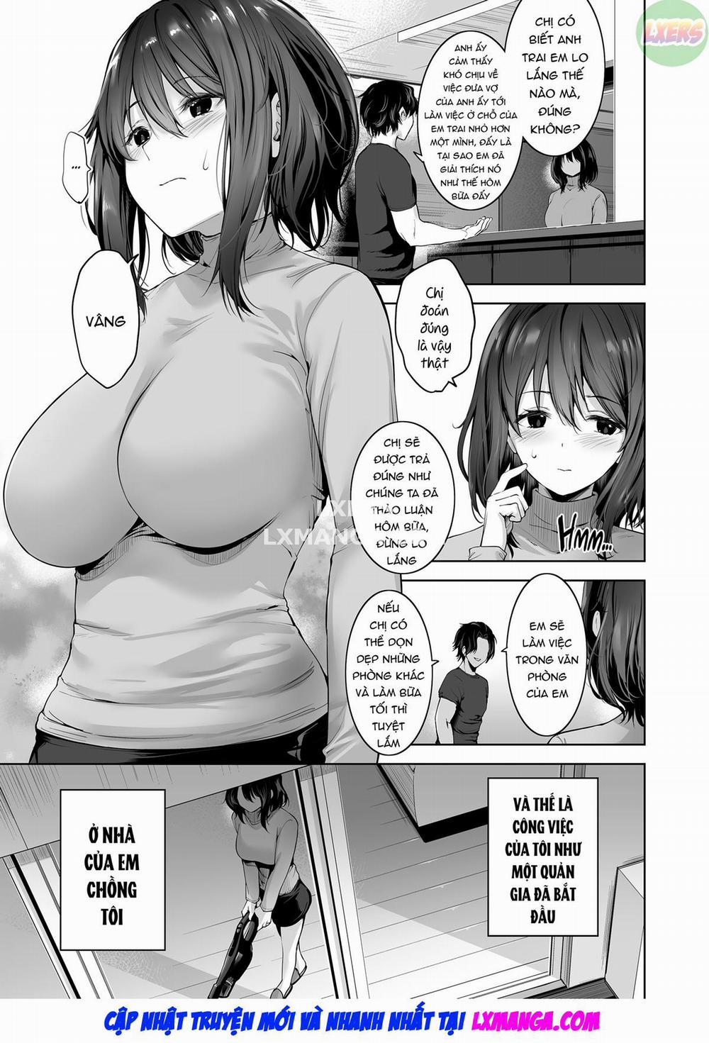 manhwax10.com - Truyện Manhwa Gitei no Kaseifu o Suru Hitozuma Otto no Shiranai Aida ni Netorarete yuku Hibi Chương Oneshot Trang 9