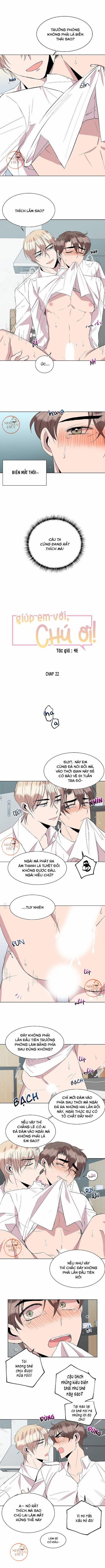 manhwax10.com - Truyện Manhwa Giúp Em Với, Chú Ơi! Chương 22 Trang 1