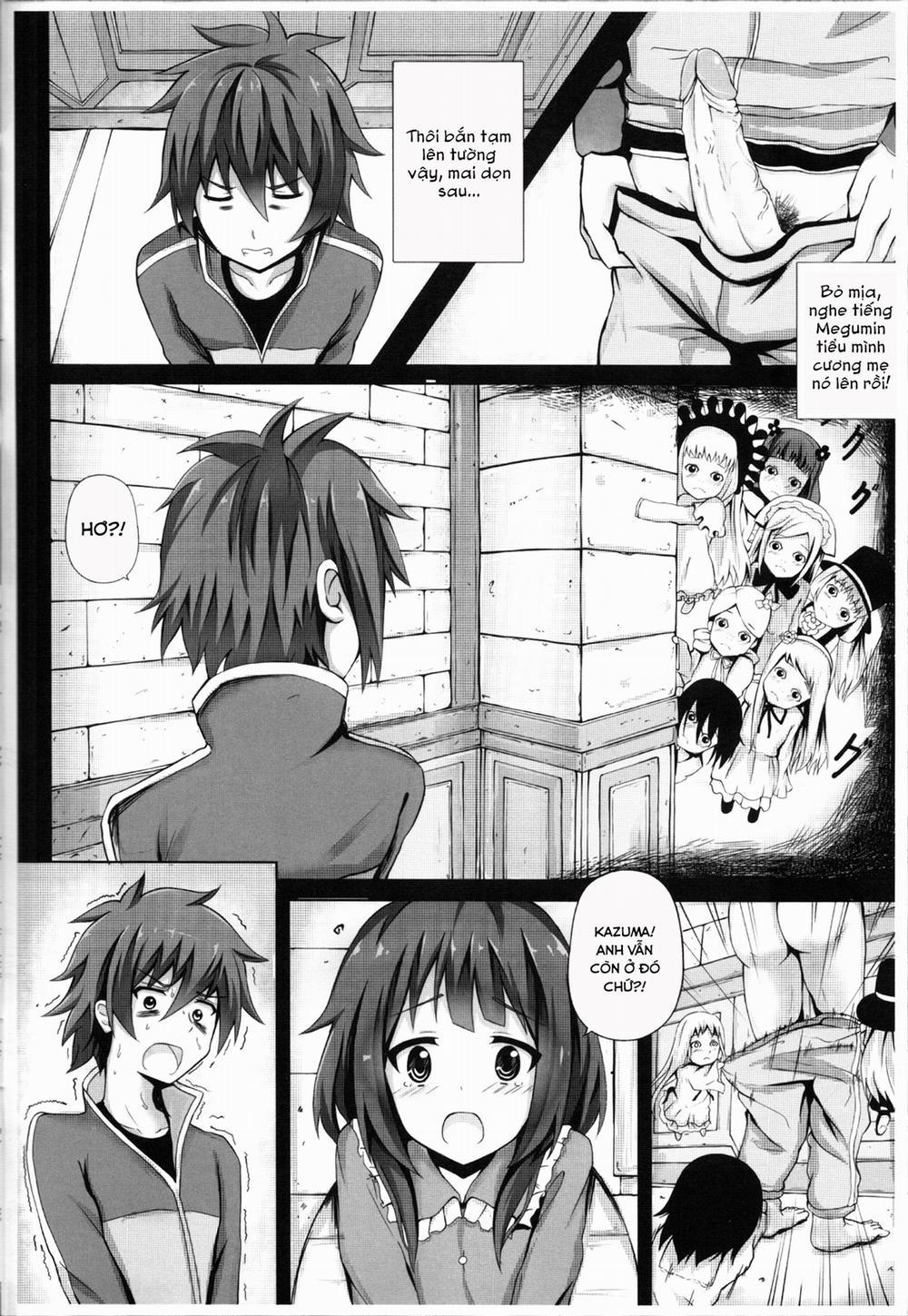 manhwax10.com - Truyện Manhwa Giving ○○ to Megumin in the Toilet! (Kono Subarashii Sekai Ni Syukufuku O!) Chương Oneshot Trang 5