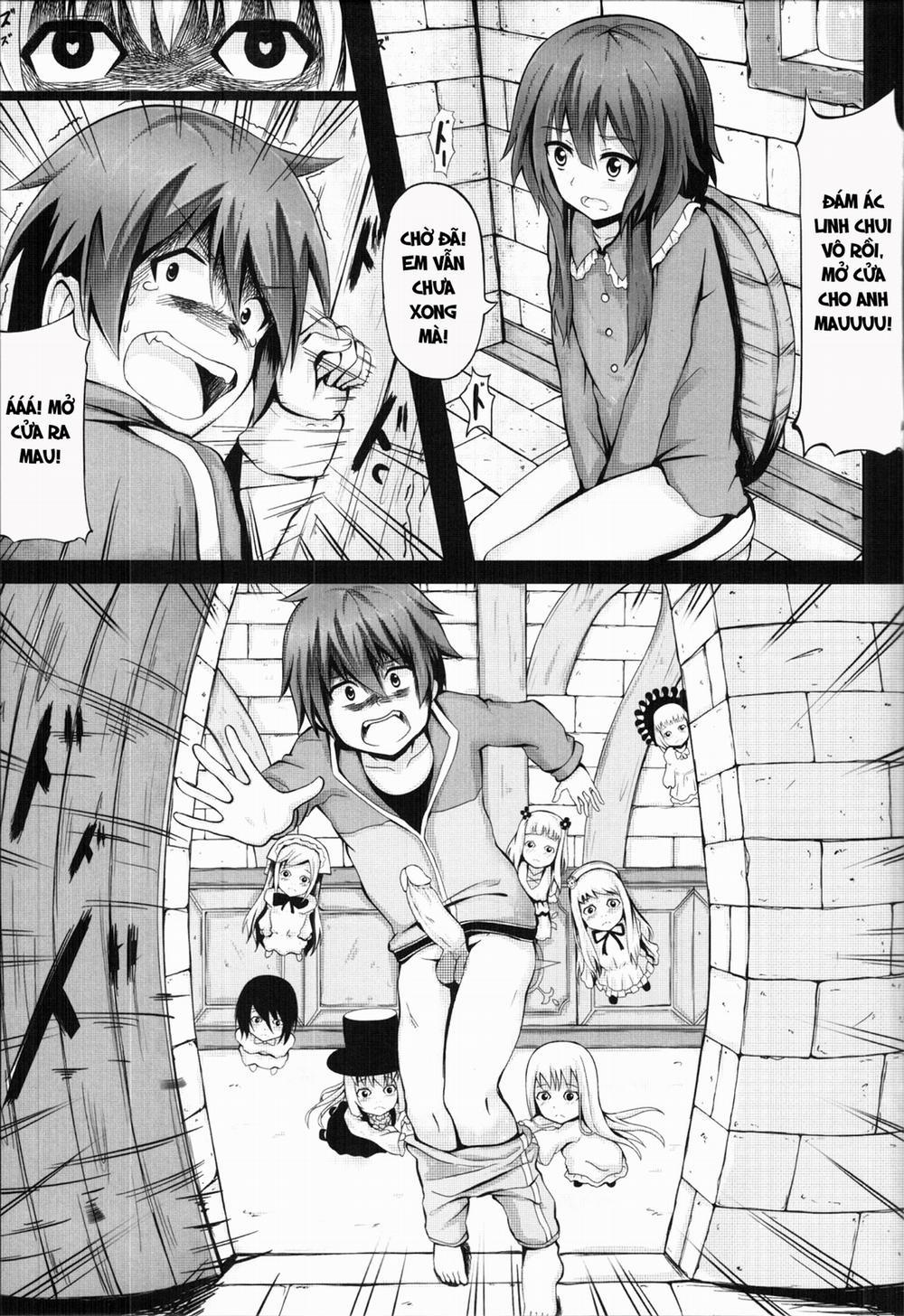 manhwax10.com - Truyện Manhwa Giving ○○ to Megumin in the Toilet! (Kono Subarashii Sekai Ni Syukufuku O!) Chương Oneshot Trang 7