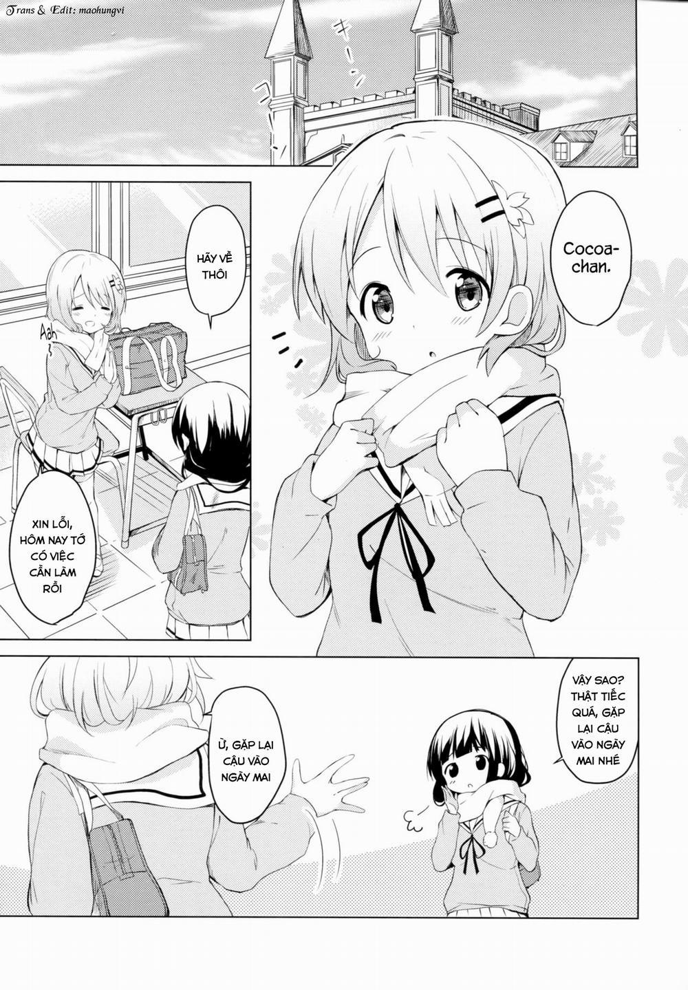 manhwax10.com - Truyện Manhwa Gochisou wa Kokoa desu ka? (Gochuumon wa Usagi desu ka?) Chương Oneshot Trang 4