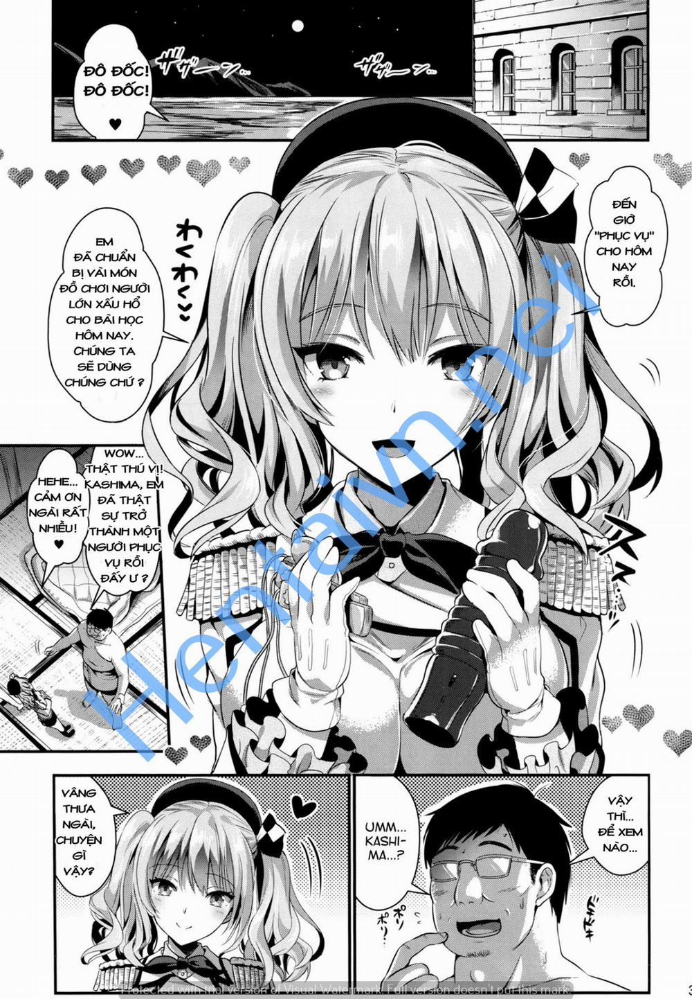 manhwax10.com - Truyện Manhwa Gohoushi Tantou no Kashima to Hamakaze desu (Kantai Collection) Chương Oneshot Trang 2