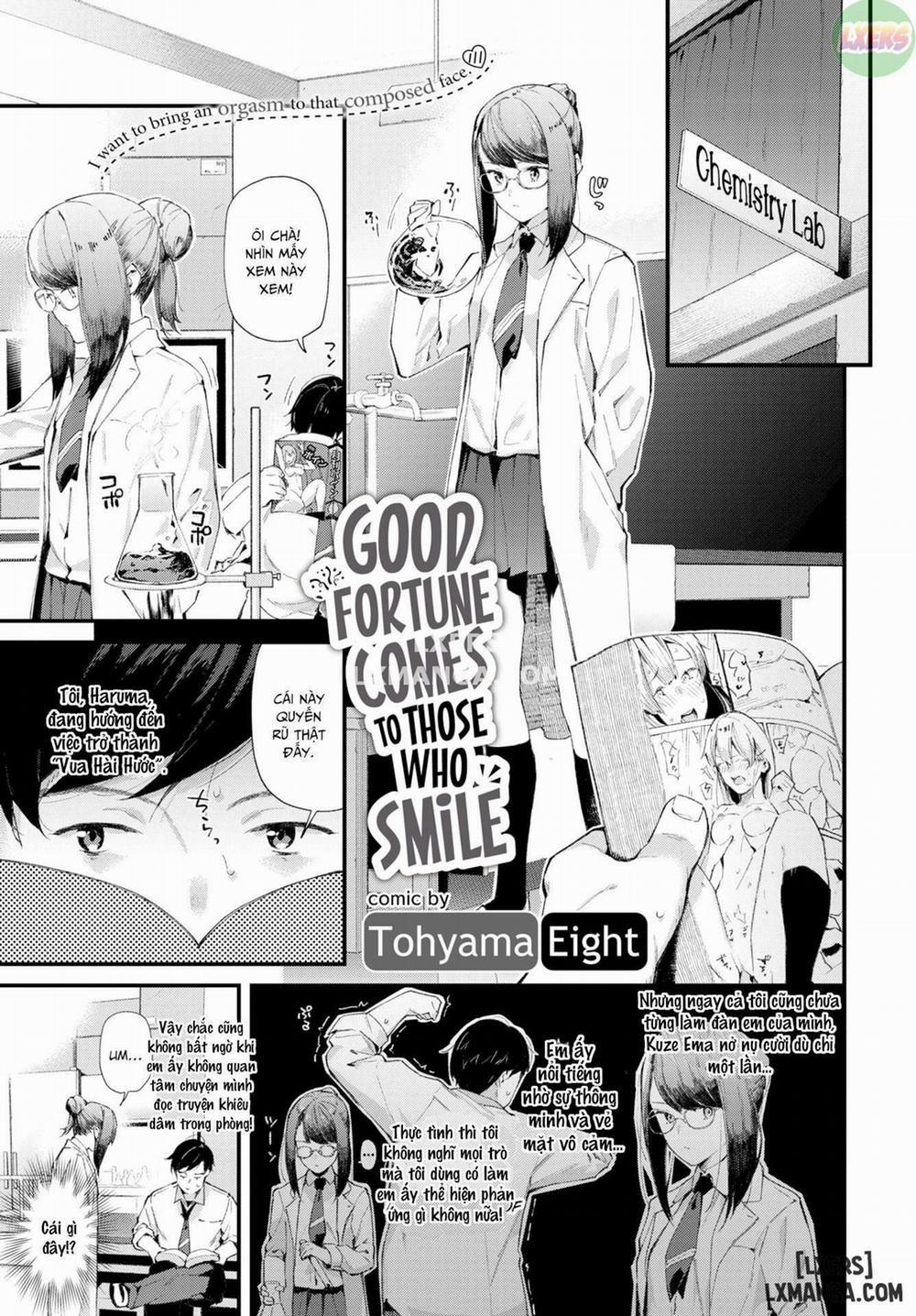 manhwax10.com - Truyện Manhwa Good Fortune Comes to Those Who Smile Chương Oneshot Trang 1