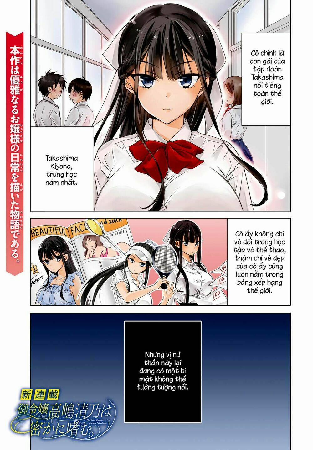 manhwax10.com - Truyện Manhwa Goreijo Takashima Kiyono Wa Hisoka Ni Tashinamu Chương 1 Trang 2