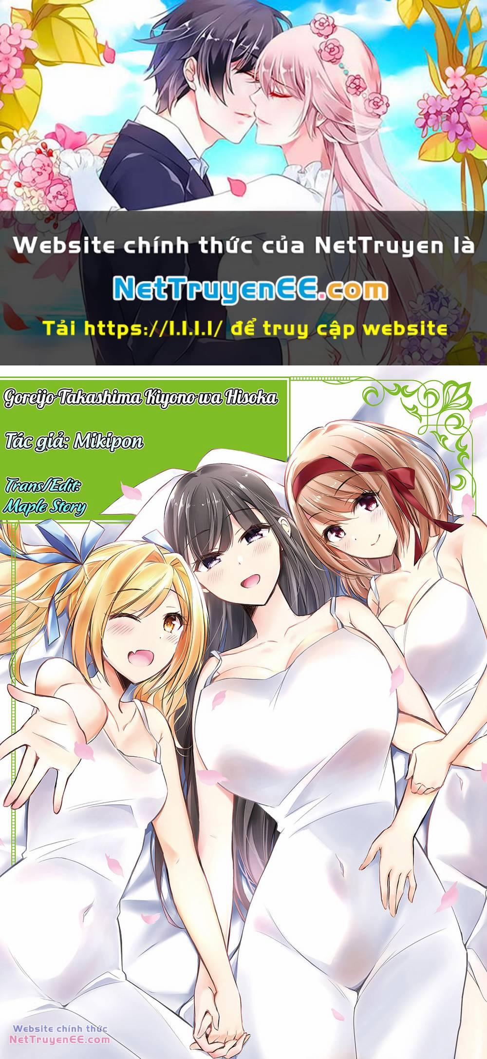 manhwax10.com - Truyện Manhwa Goreijo Takashima Kiyono Wa Hisoka Ni Tashinamu Chương 23 Trang 1