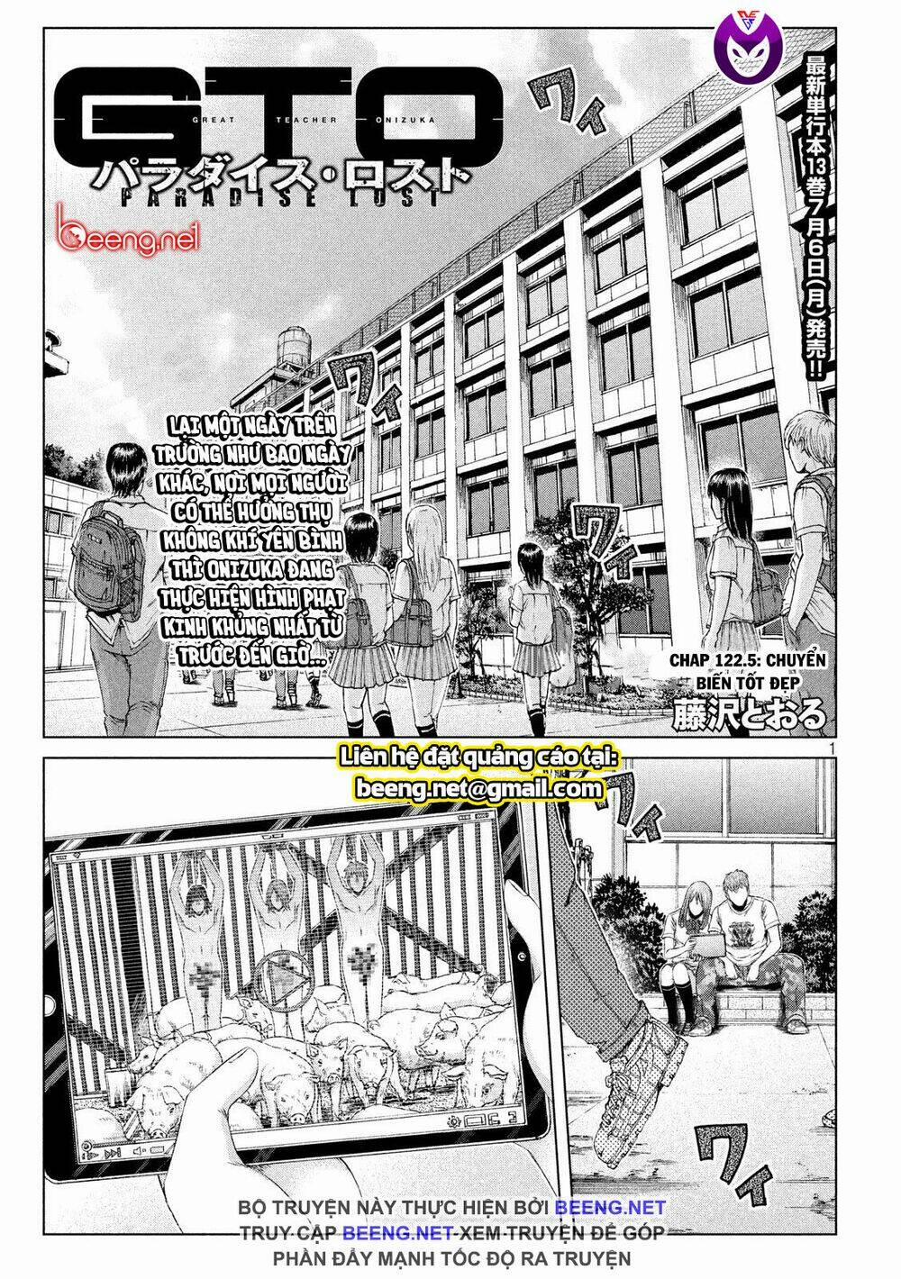 manhwax10.com - Truyện Manhwa Great Teacher Onizuka : Paradise Lost Chương 122 5 Trang 1