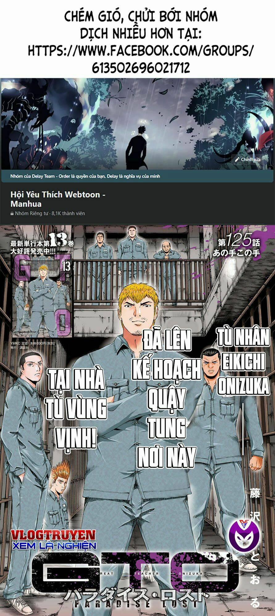 manhwax10.com - Truyện Manhwa Great Teacher Onizuka : Paradise Lost Chương 125 Trang 1