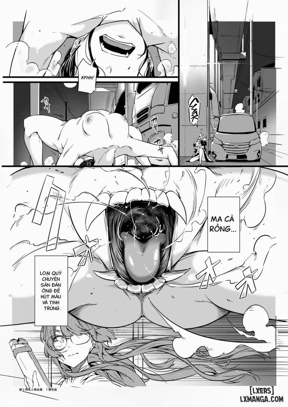 manhwax10.com - Truyện Manhwa Guns, Breastmilk, and Vampires Chương Oneshot Trang 4