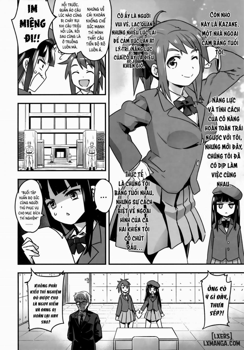 manhwax10.com - Truyện Manhwa Hadakahime Honoka San Kyodai Osubuta vs Chounouryoku Shoujo! Chương Oneshot Trang 9