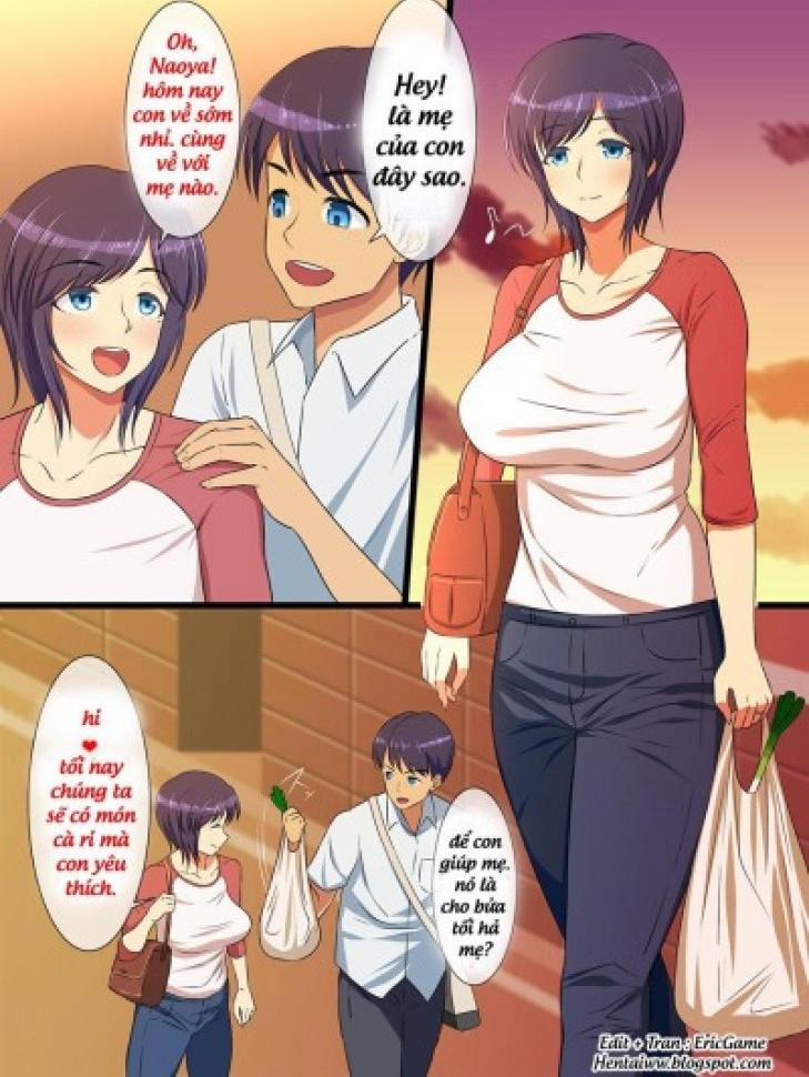 manhwax10.com - Truyện Manhwa Hahabote! Dougan Kyonyuu Okaa-san ga Musuko ni Haramasarete Shiawase ni Naru Hanash Chương 1 Trang 1