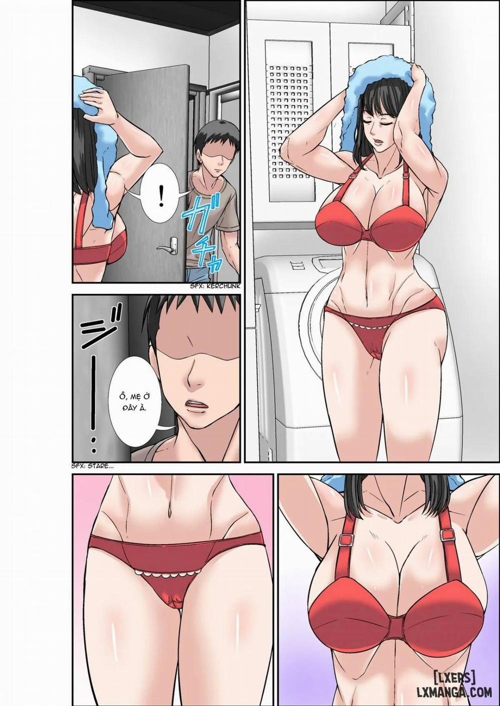 manhwax10.com - Truyện Manhwa Hahaoya to SEX shiyou to shitara cho binkan taishitsu no oba ga wana ni kakatta hanashi Chương 2 END Trang 19