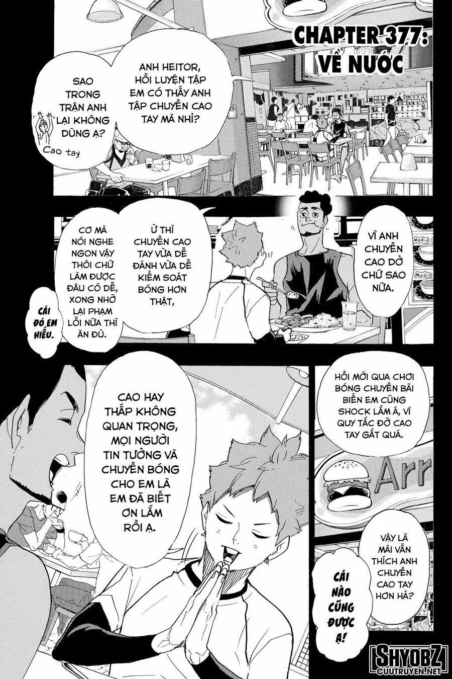 Haikyuu Chương 377 Trang 2