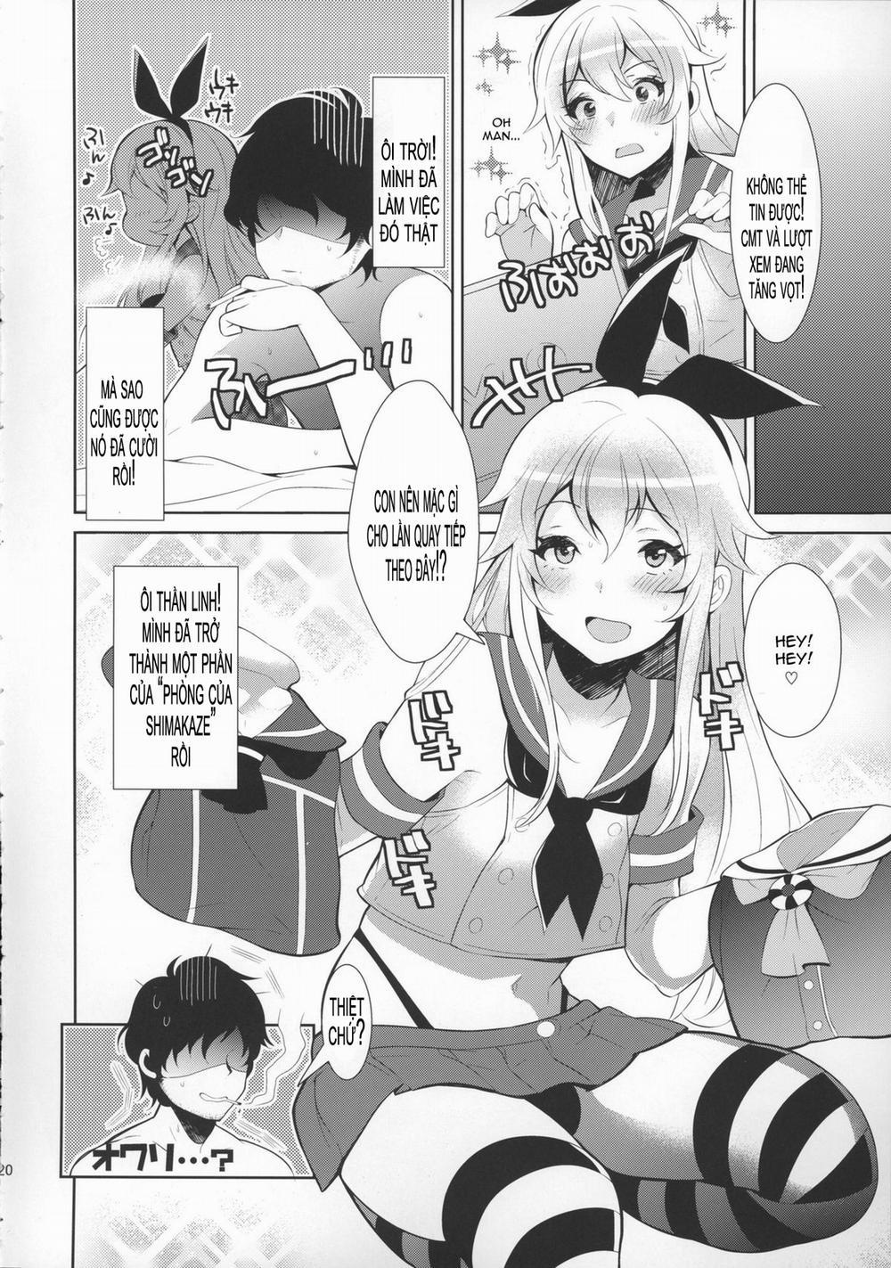 manhwax10.com - Truyện Manhwa Haishin! Shimakaze-kun no Heya (Kantai Collection) Chương Oneshot Trang 21