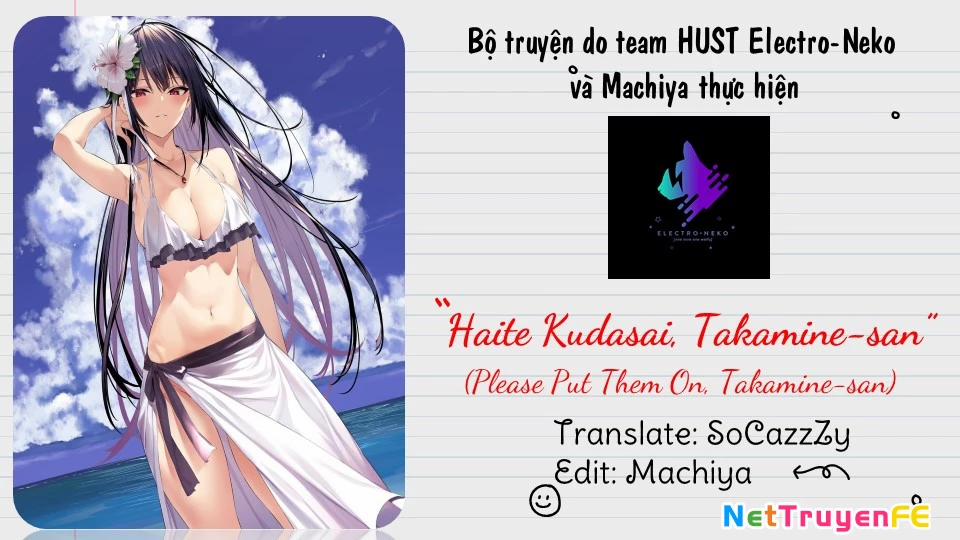 manhwax10.com - Truyện Manhwa Haite Kudasai, Takamine San Chương 48 Trang 24