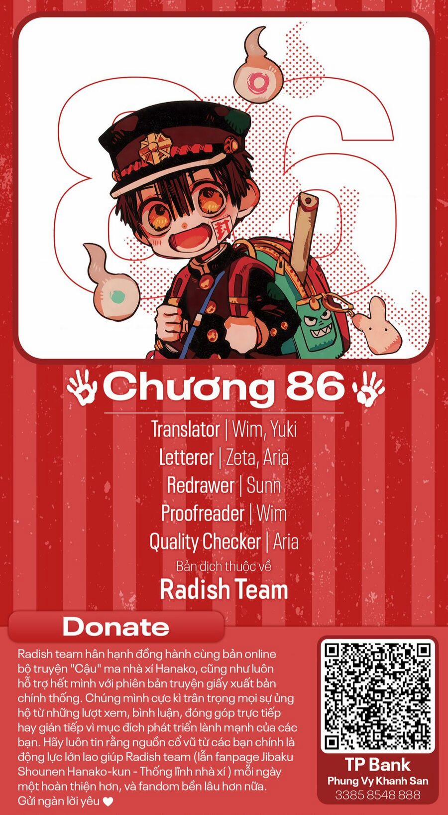 manhwax10.com - Truyện Manhwa Hanako-Kun Nhà Xí Chương 86 Trang 2