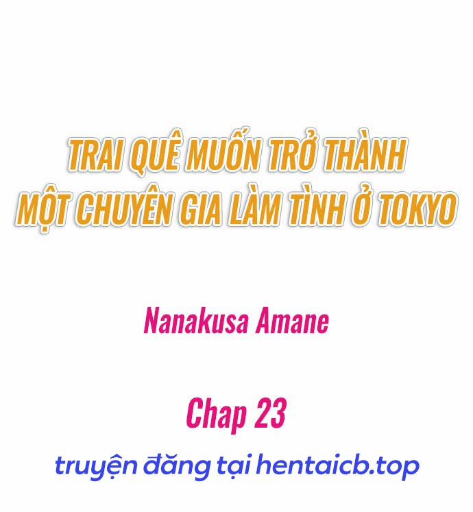 manhwax10.com - Truyện Manhwa Hành Trình Thành Thánh Chịch Tokyo Chương 23 Trang 2