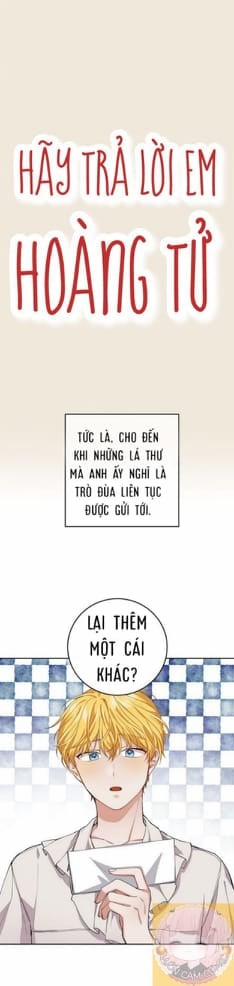 manhwax10.com - Truyện Manhwa Hãy Trả Lời Em, Hoàng Tử! Chương 4 Trang 7