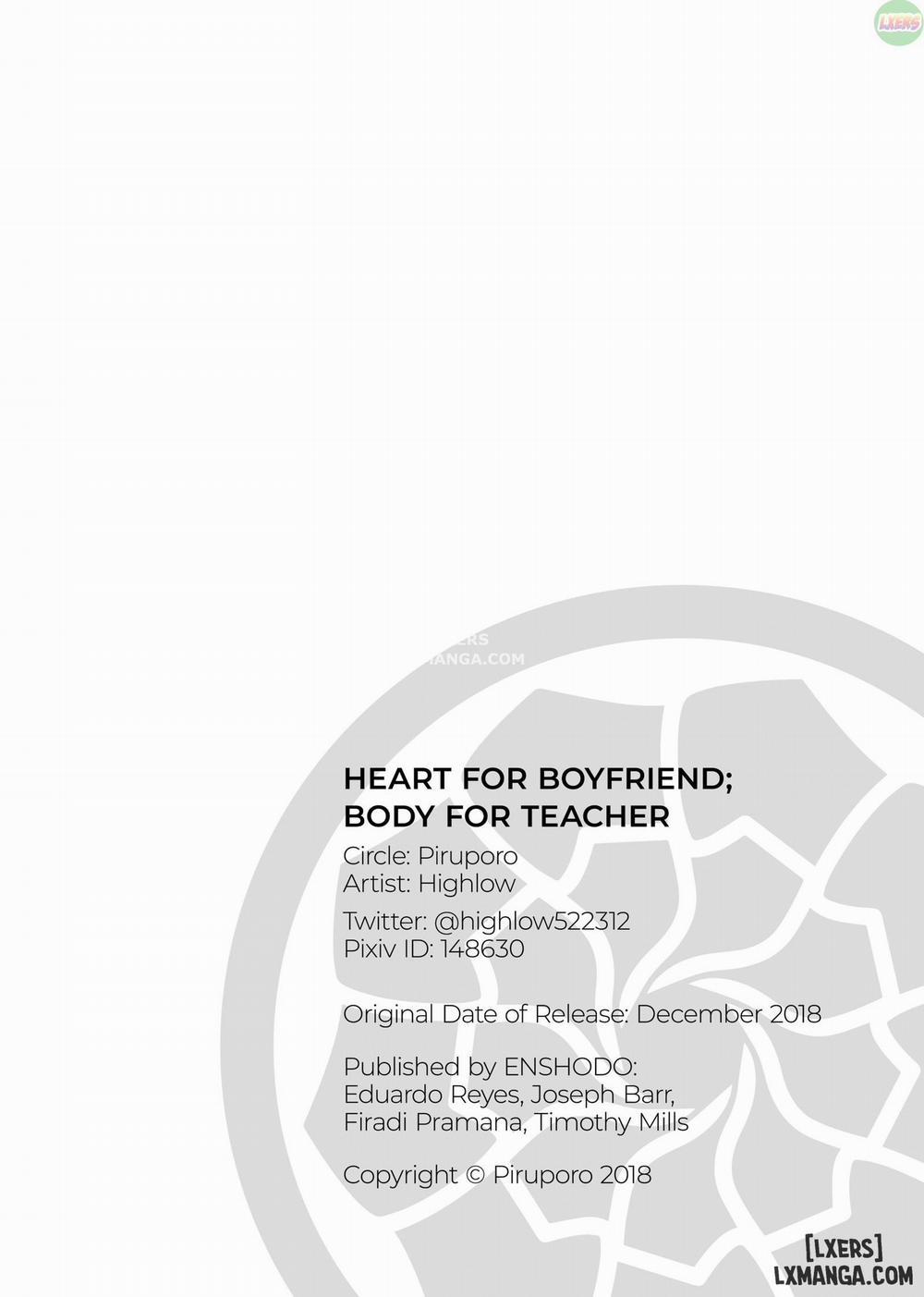 manhwax10.com - Truyện Manhwa Heart for Boyfriend; Body for Teacher Chương Oneshot Trang 30