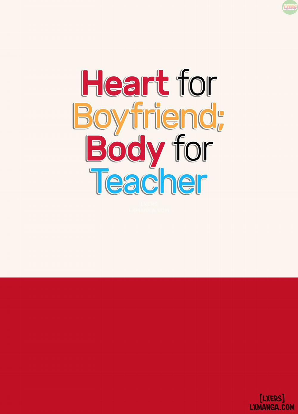 manhwax10.com - Truyện Manhwa Heart for Boyfriend; Body for Teacher Chương Oneshot Trang 31