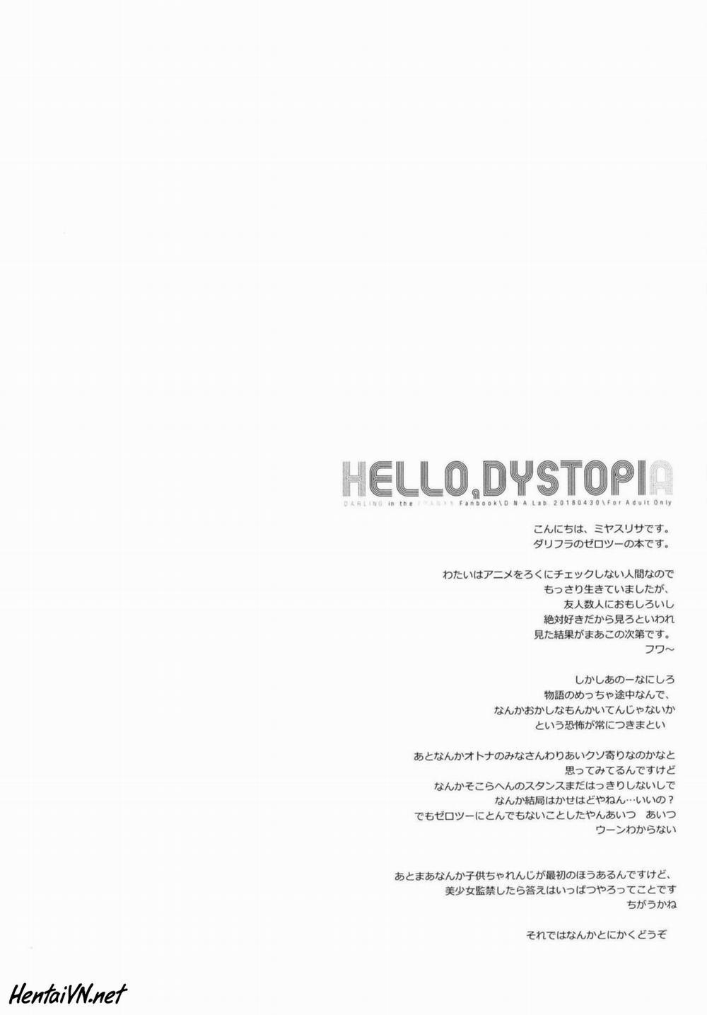 manhwax10.com - Truyện Manhwa HELLO, DYSTOPIA (DARLING in the FRANXX) Chương 1 1 Trang 3