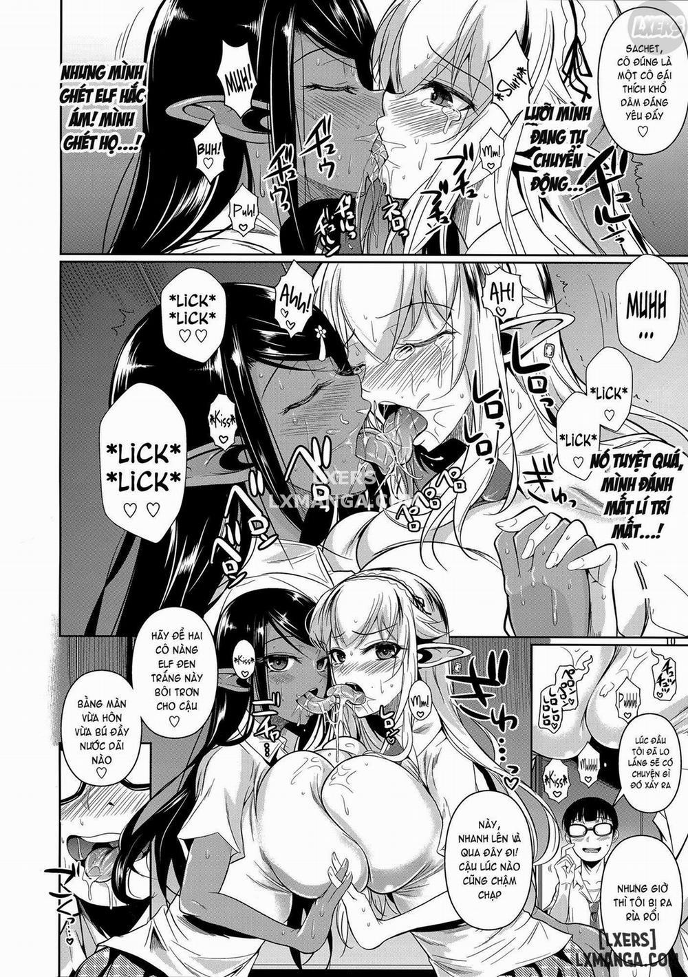 manhwax10.com - Truyện Manhwa High Elf × High School Shiro × Kuro Chương Oneshot Trang 11