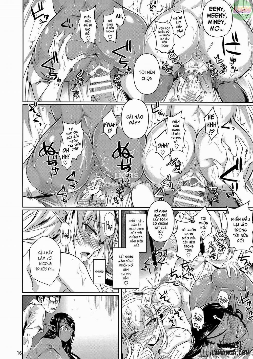 manhwax10.com - Truyện Manhwa High Elf × High School Shiro × Kuro Chương Oneshot Trang 17