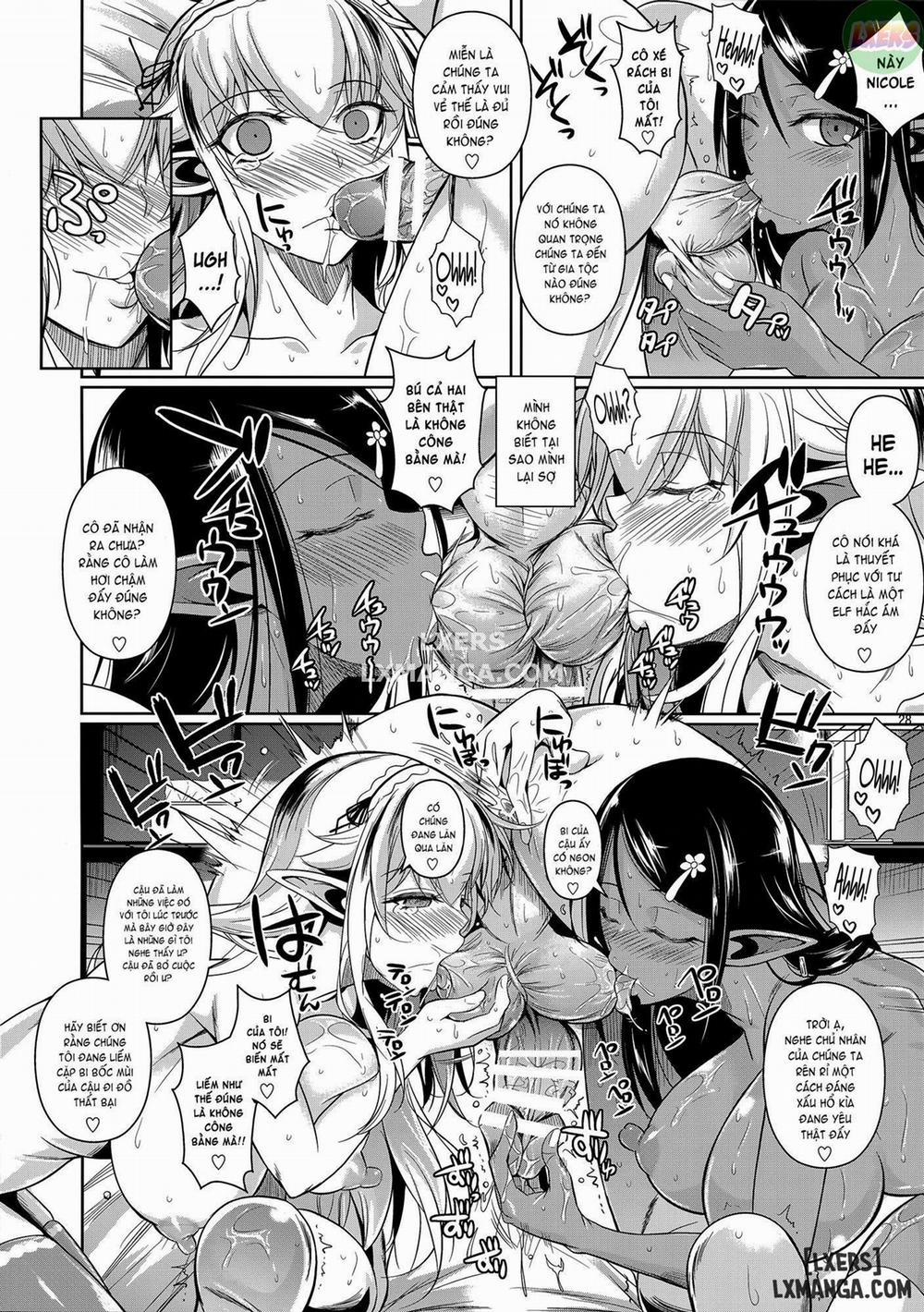 manhwax10.com - Truyện Manhwa High Elf × High School Shiro × Kuro Chương Oneshot Trang 29