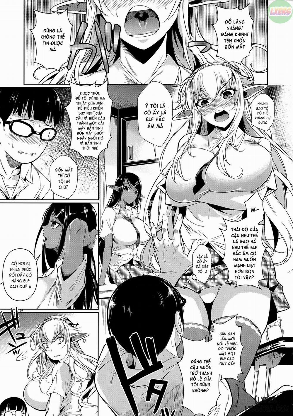 manhwax10.com - Truyện Manhwa High Elf × High School Shiro × Kuro Chương Oneshot Trang 4