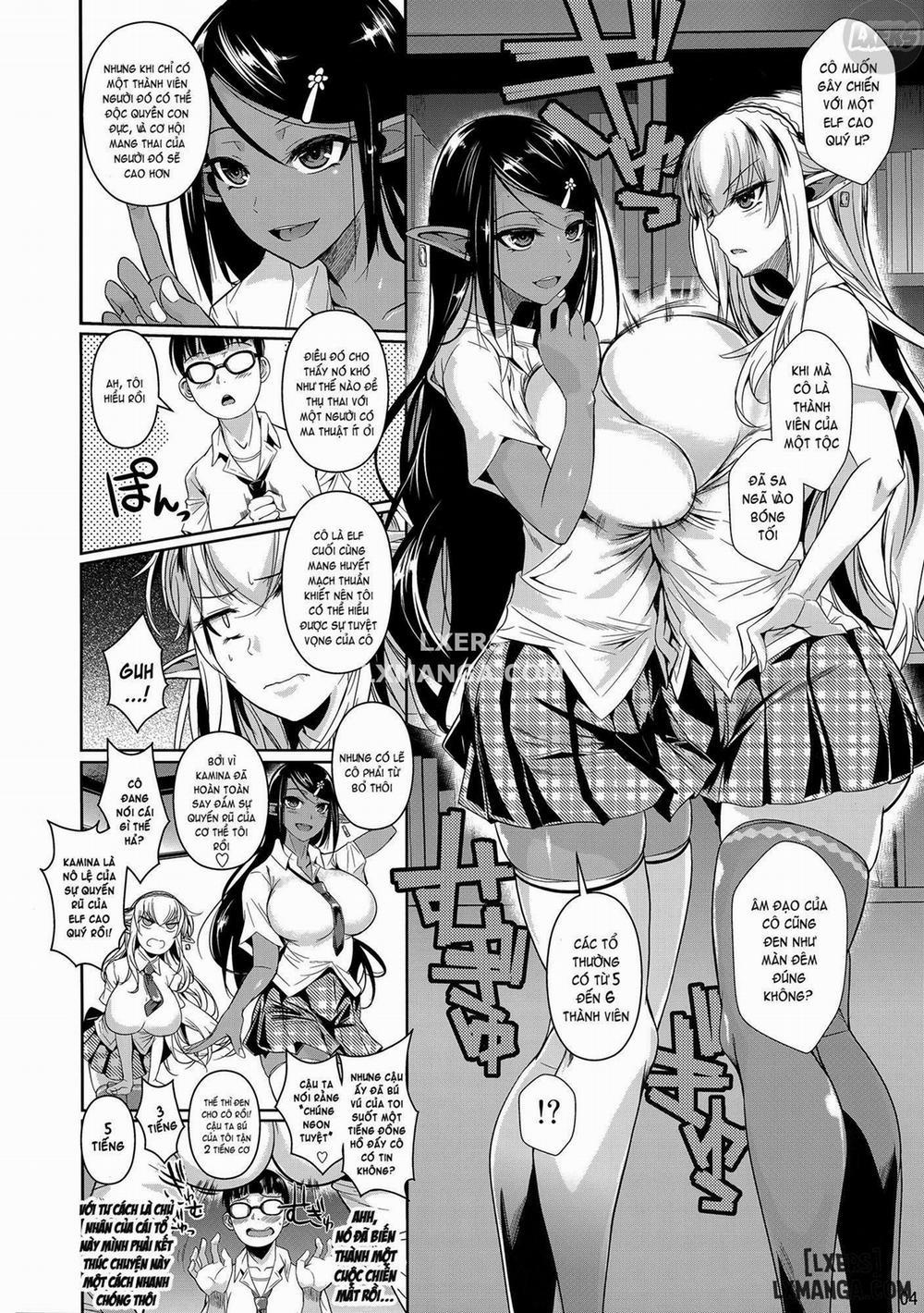 manhwax10.com - Truyện Manhwa High Elf × High School Shiro × Kuro Chương Oneshot Trang 5