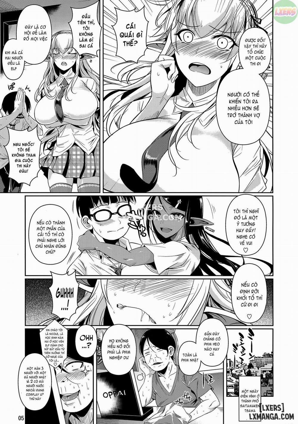 manhwax10.com - Truyện Manhwa High Elf × High School Shiro × Kuro Chương Oneshot Trang 6