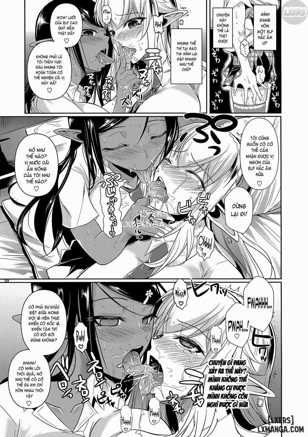 manhwax10.com - Truyện Manhwa High Elf × High School Shiro × Kuro Chương Oneshot Trang 10