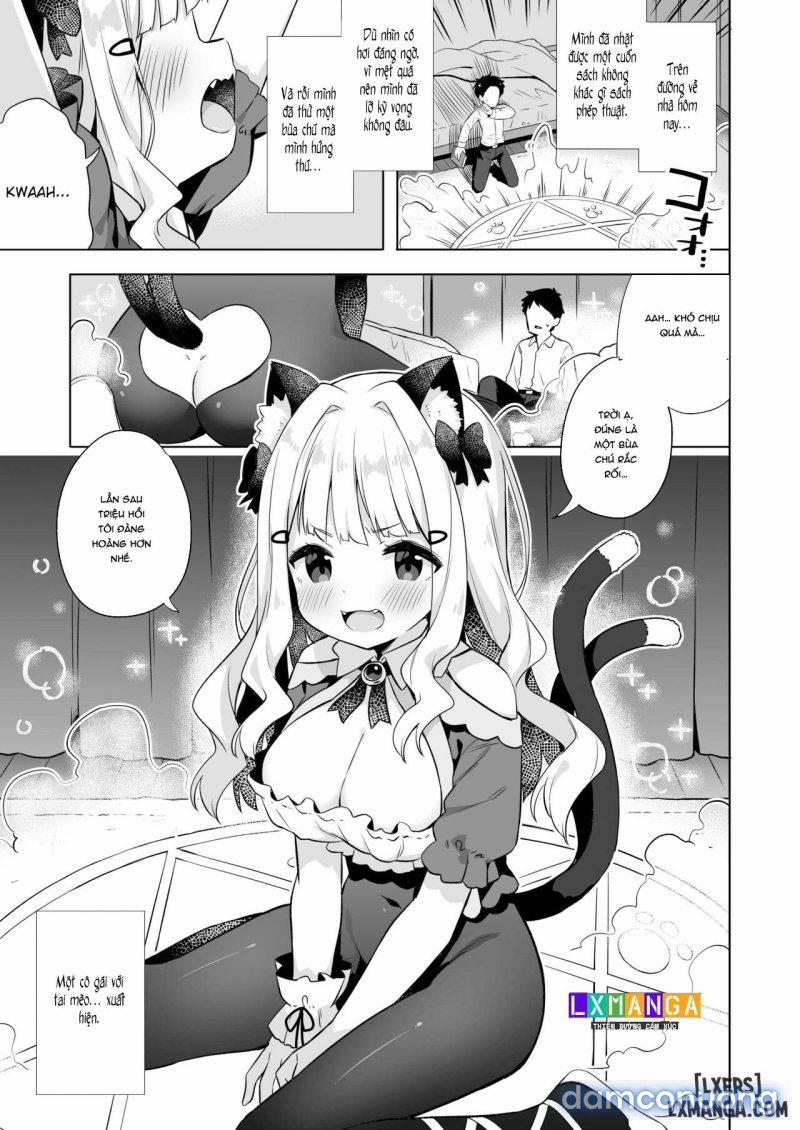 manhwax10.com - Truyện Manhwa Hirotta Madousho de Chinmai Nekomimi-chan to Ecchi Dekiru Hon Chương 1 Trang 2