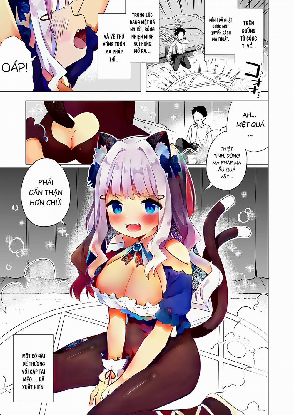 manhwax10.com - Truyện Manhwa Hirotta Madousho de Chinmai Nekomimi-chan to Ecchi Dekiru Hon Chương Oneshot n ng Trang 2