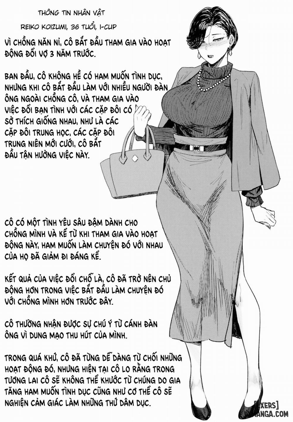 manhwax10.com - Truyện Manhwa Hitozuma Futei Koubi Zuroku Aibiki Swapping/Reiko Chương Oneshot Trang 19