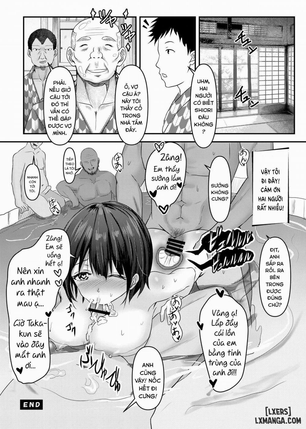 manhwax10.com - Truyện Manhwa Hitozuma Shiori ga Onsen Ryokou de NTRta Hi Chương Oneshot Trang 38