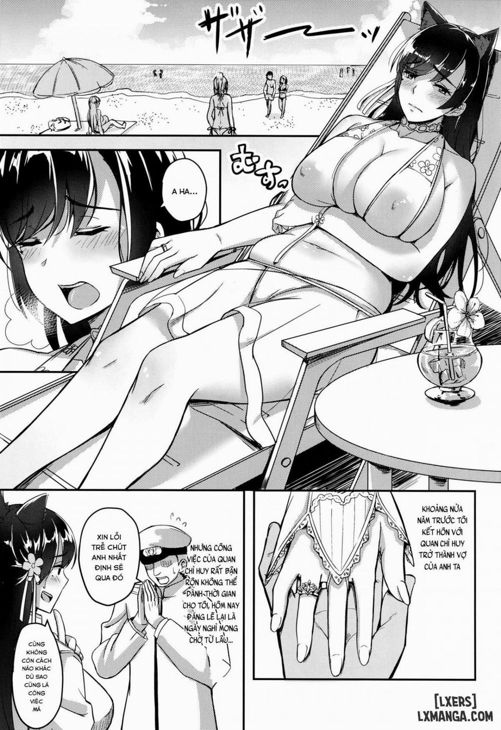 manhwax10.com - Truyện Manhwa Hitozuma wa Yokkyuu Fuman ~Atago no Baai Chương Oneshot Trang 2