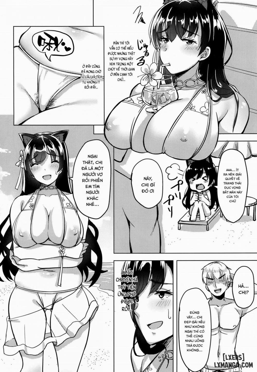 manhwax10.com - Truyện Manhwa Hitozuma wa Yokkyuu Fuman ~Atago no Baai Chương Oneshot Trang 3