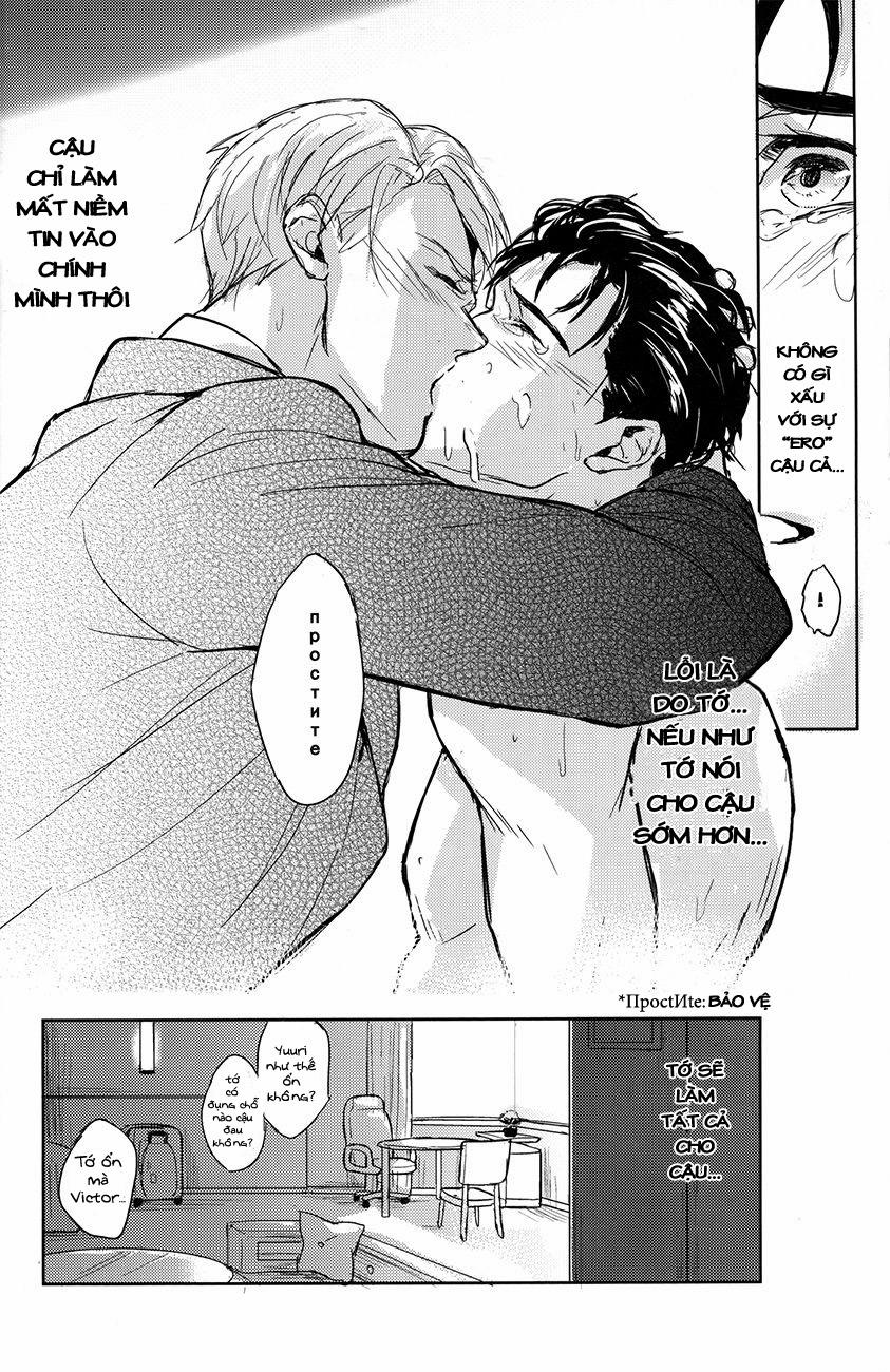 manhwax10.com - Truyện Manhwa Honne wa Yopparatta Ato de (Yuri!!! On Ice) Chương Oneshot Trang 16