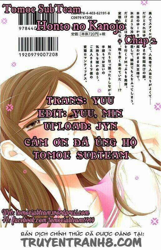 manhwax10.com - Truyện Manhwa Honto No Kanojo Chương 2 Trang 1