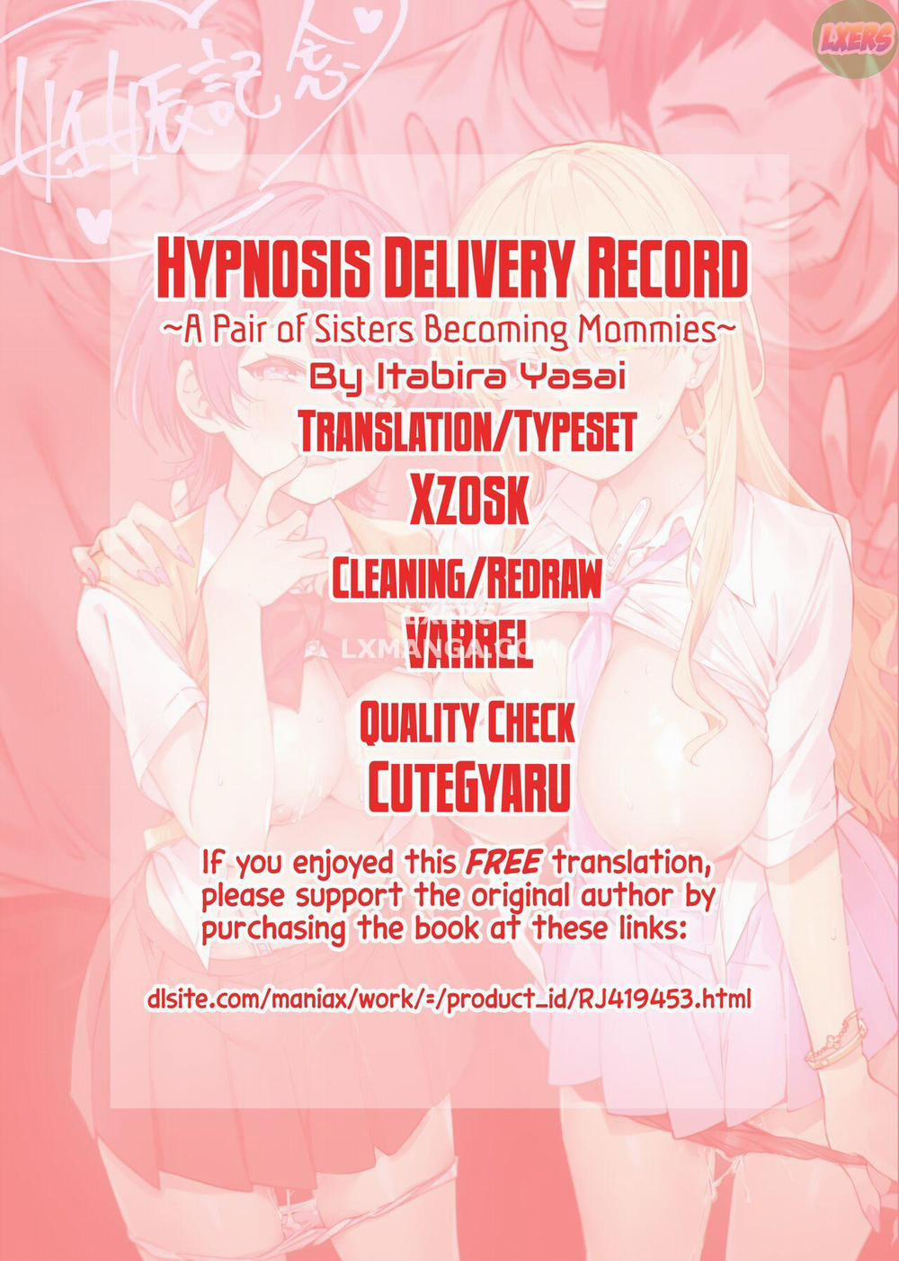 manhwax10.com - Truyện Manhwa Hypnosis Delivery Record ~A Pair of Sisters Becoming Mommies Chương 2 0 END Trang 41