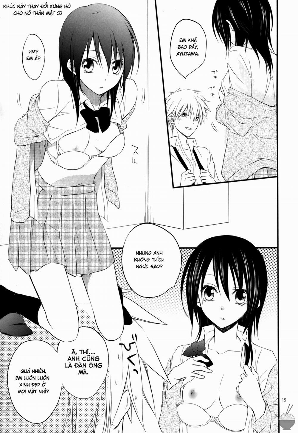 manhwax10.com - Truyện Manhwa Ice and Bloomy Day (Kaichou wa Maid-Sama!) Chương Oneshot Trang 15