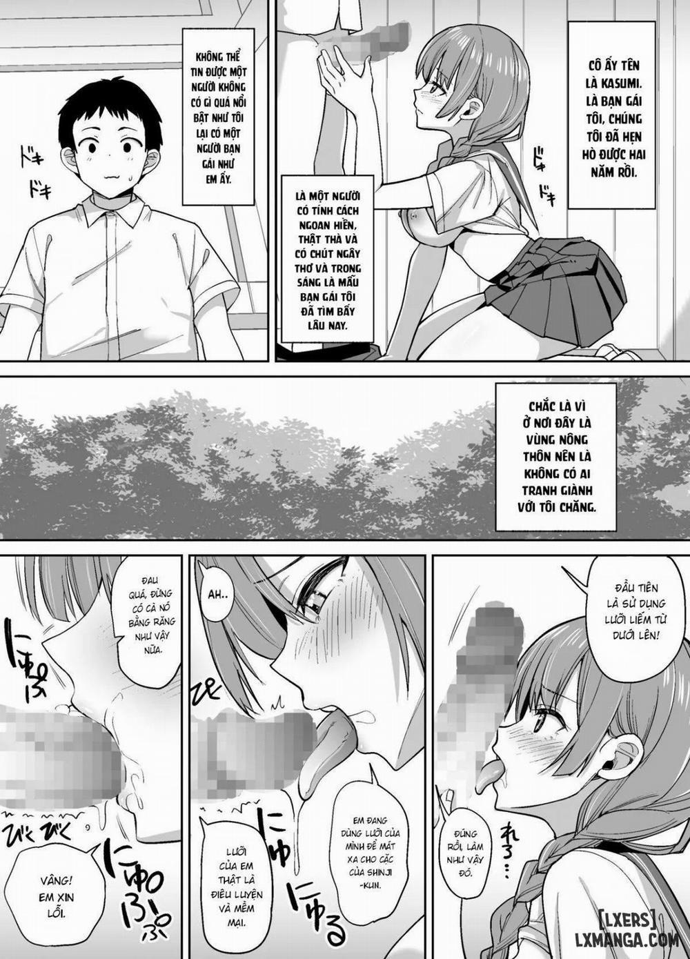 manhwax10.com - Truyện Manhwa Inaka de wa Kawaii Kanojo wo Furyou no Senpai ni Netorare Chương Oneshot Trang 3