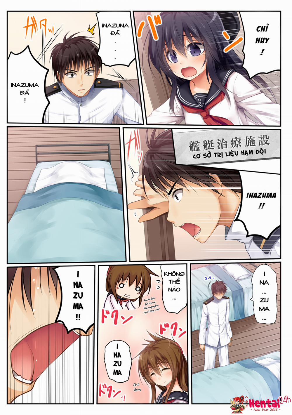 manhwax10.com - Truyện Manhwa Inazuma Wa Tenshi (Kantai Collection) Chương Oneshot Trang 2